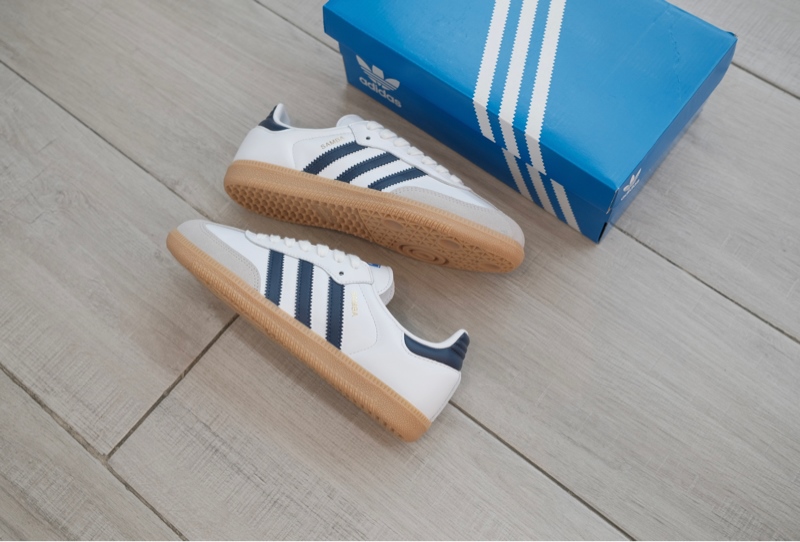 Giày Adidas Samba OG White Navy Gum IF3814