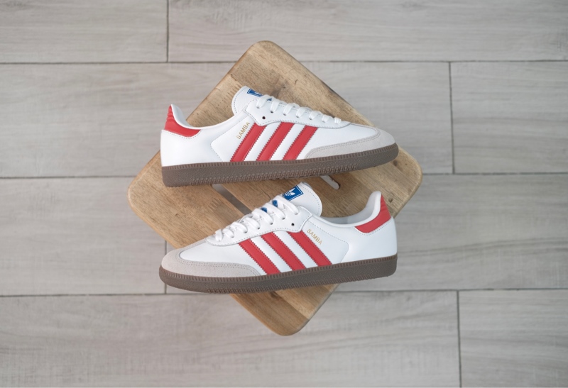 Giày Adidas Samba OG White Red IG1025 - 40