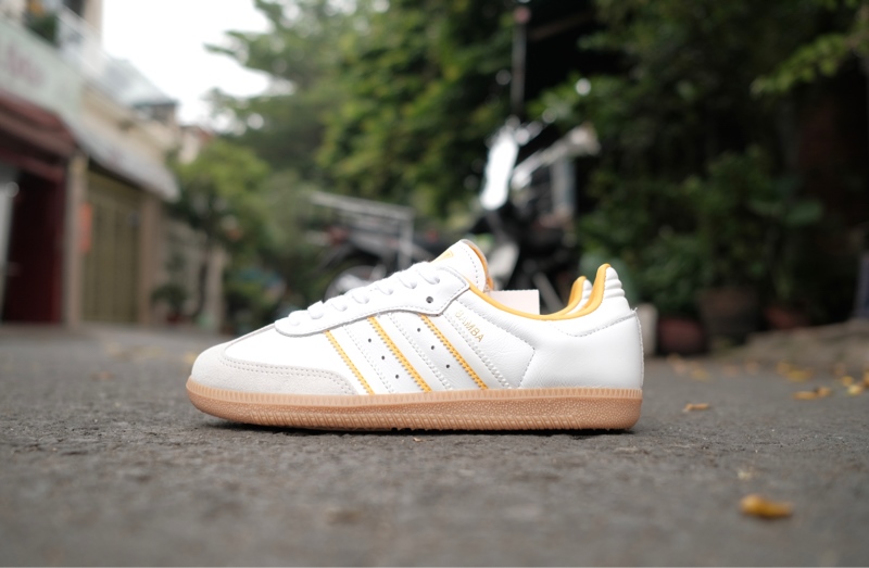 Giày Adidas Samba OG White Yellow Gum ID1479 - 39