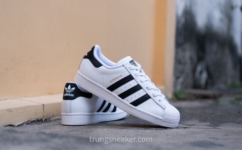 Giày Adidas Superstar OG White Black Gold EG4958