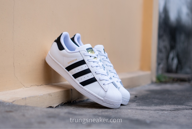 Giày Adidas Superstar OG White Black Gold EG4958