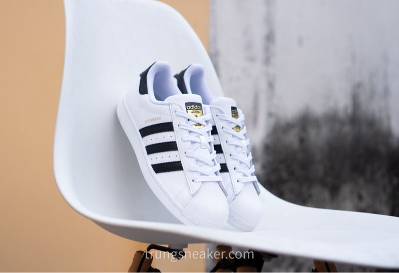 Giày Adidas Superstar OG White Black Gold EG4958