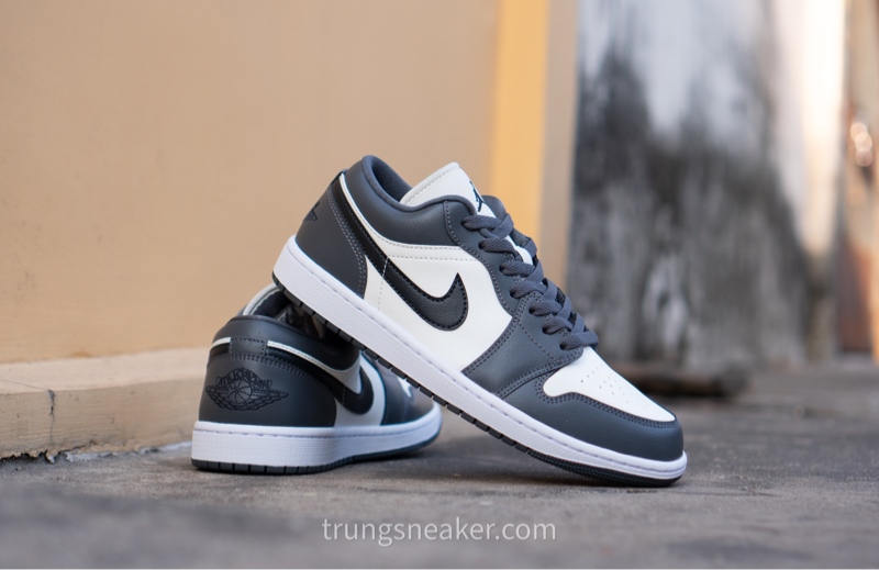 Giày Air Jordan 1 Low Iron Grey 553558-152 [Order]