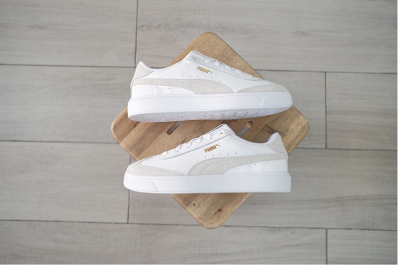 Giày chính hãng Puma Leather White Grey - 42