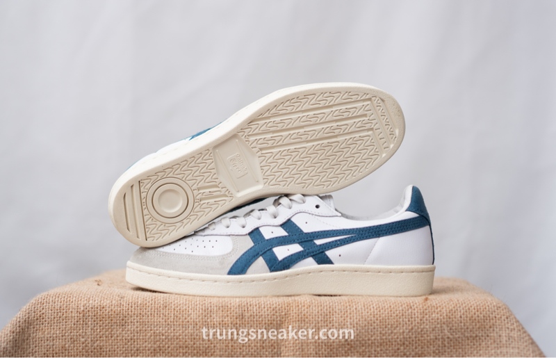 Giày Onitsuka Tiger GSM White Blue D5K2Y 2hand