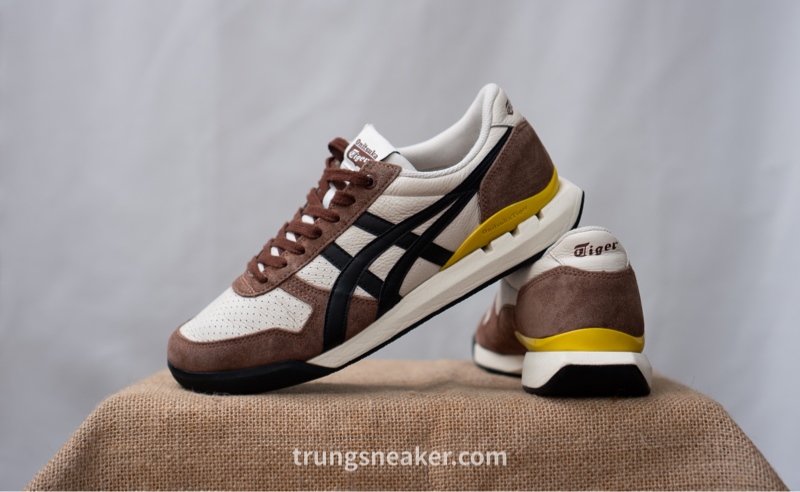 Giày Onitsuka Tiger Ultimate 81 Ex brown 1183A510 2hand