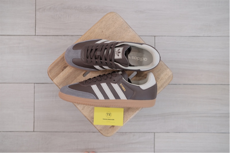 Giày Adidas Samba OG Brown Putty Grey ID1481