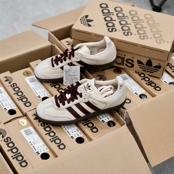 Giày Adidas Samba OG Wonder White Maroon IG1987