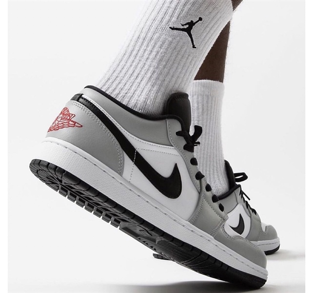 Giày Air Jordan 1 Low Light Smoke Grey V2 553558-030