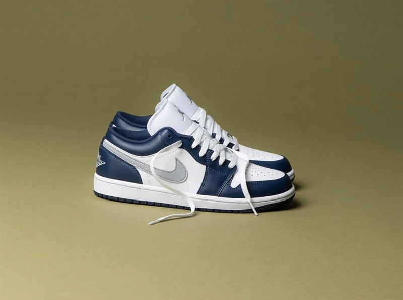 Giày Air Jordan 1 Low Midnight Navy 553558-141