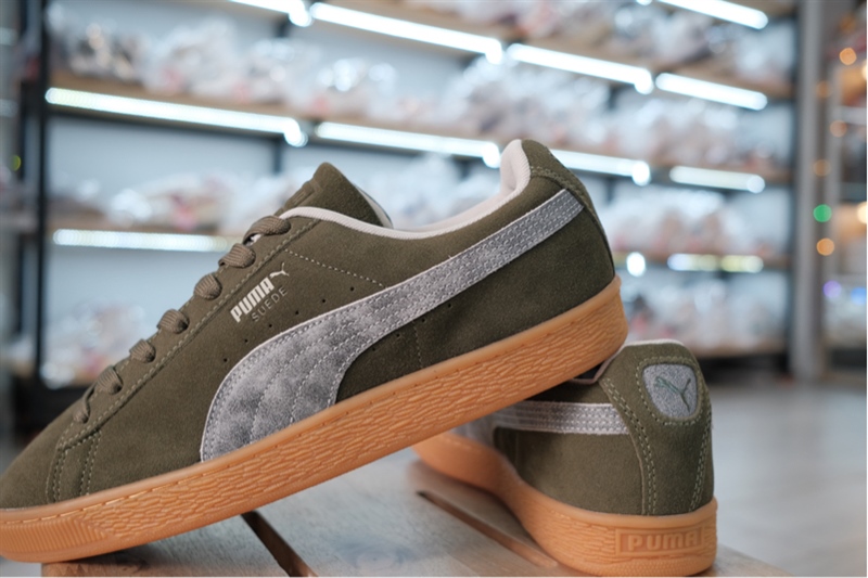 Giày chính hãng Puma Suede Green Silver