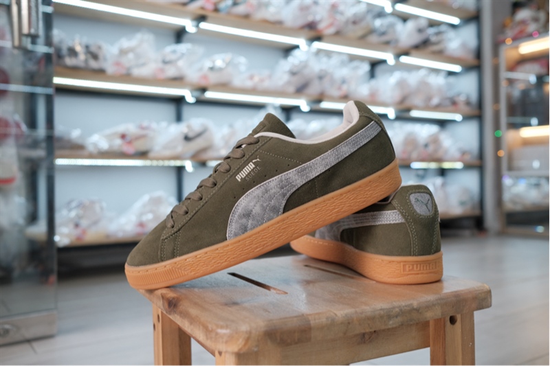 Giày chính hãng Puma Suede Green Silver