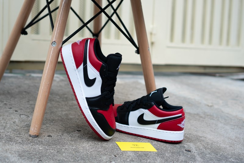 Giày Jordan 1 Low Bred Toe 553558-612