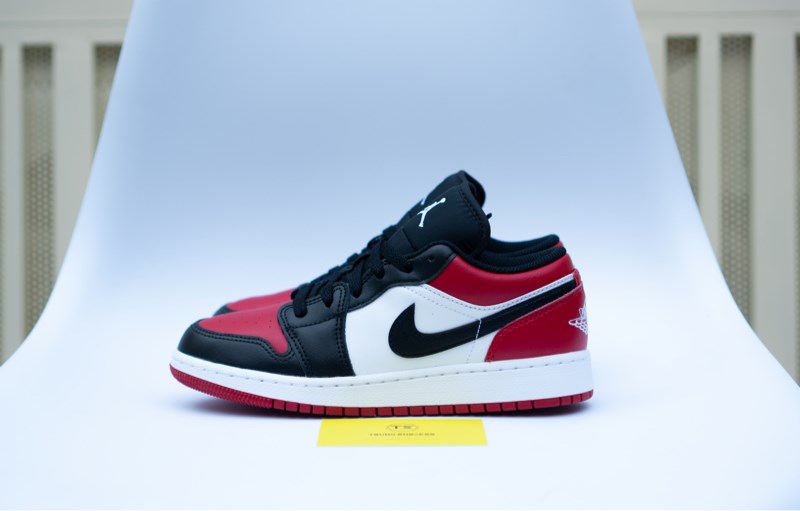 Giày Jordan 1 Low Bred Toe 553558-612 - 42.5