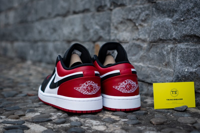 Giày Jordan 1 Low Bred Toe 553558-612