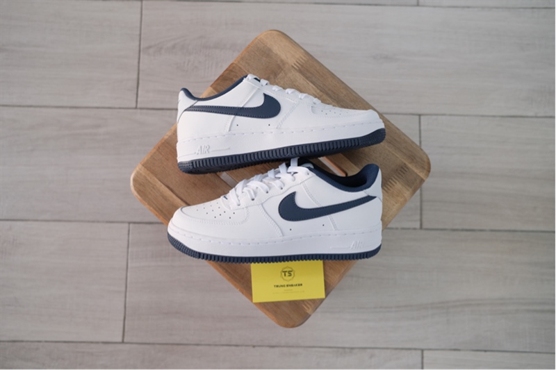 Giày Nike Air Force 1 Low White Navy FV5948-104 (GS) - 36