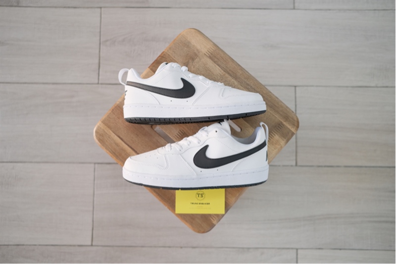 Giày Nike Court Borough Low White Black DV5456-104 - 36