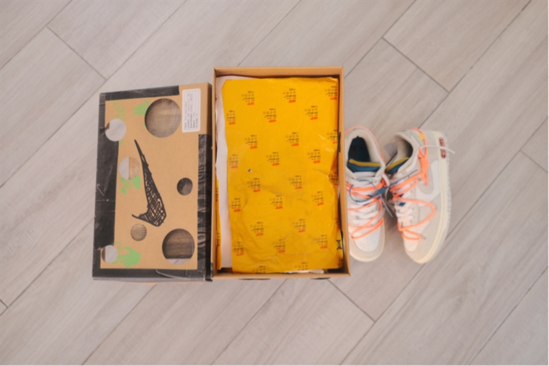 Giày Nike Dunk Low Off-White Lot 19 DJ0950-119 2hand