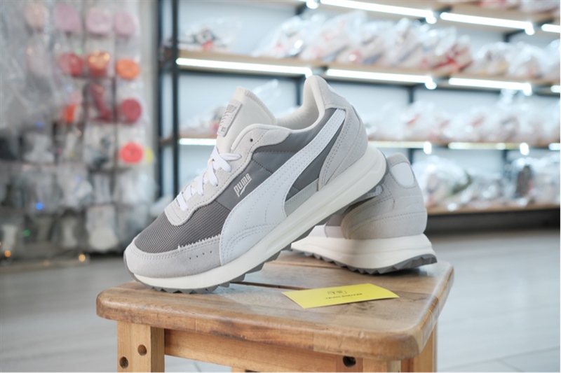 Giày thể thao Puma Leather Grey White
