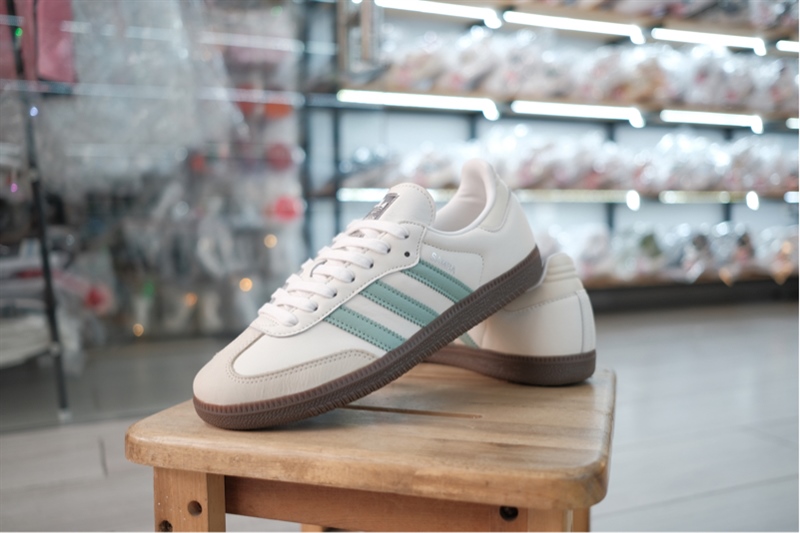 Giày Adidas Samba OG White Hazy Green IH2752 Giày Adidas Samba OG White Hazy Green IH2752