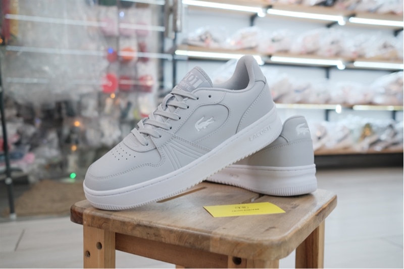 Giày Lacoste chính hãng L001 Grey 749SMA00442Q5