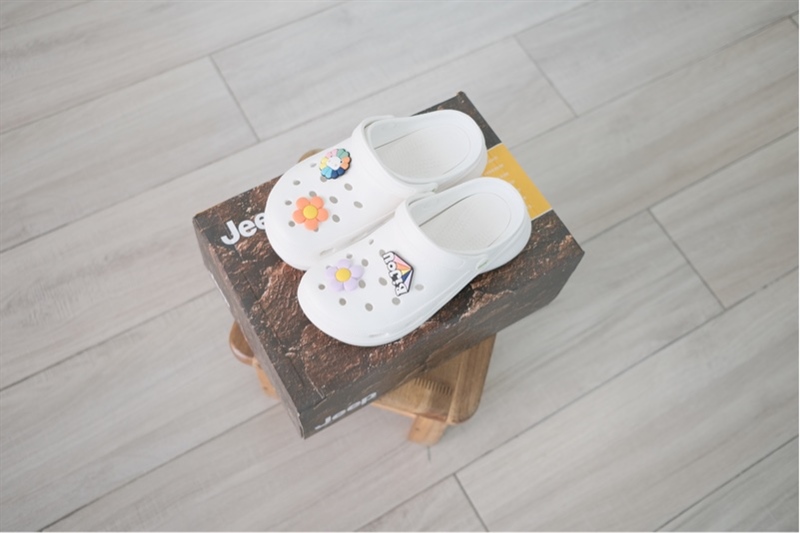 Dép Jeep chính hãng Trắng đế thấp