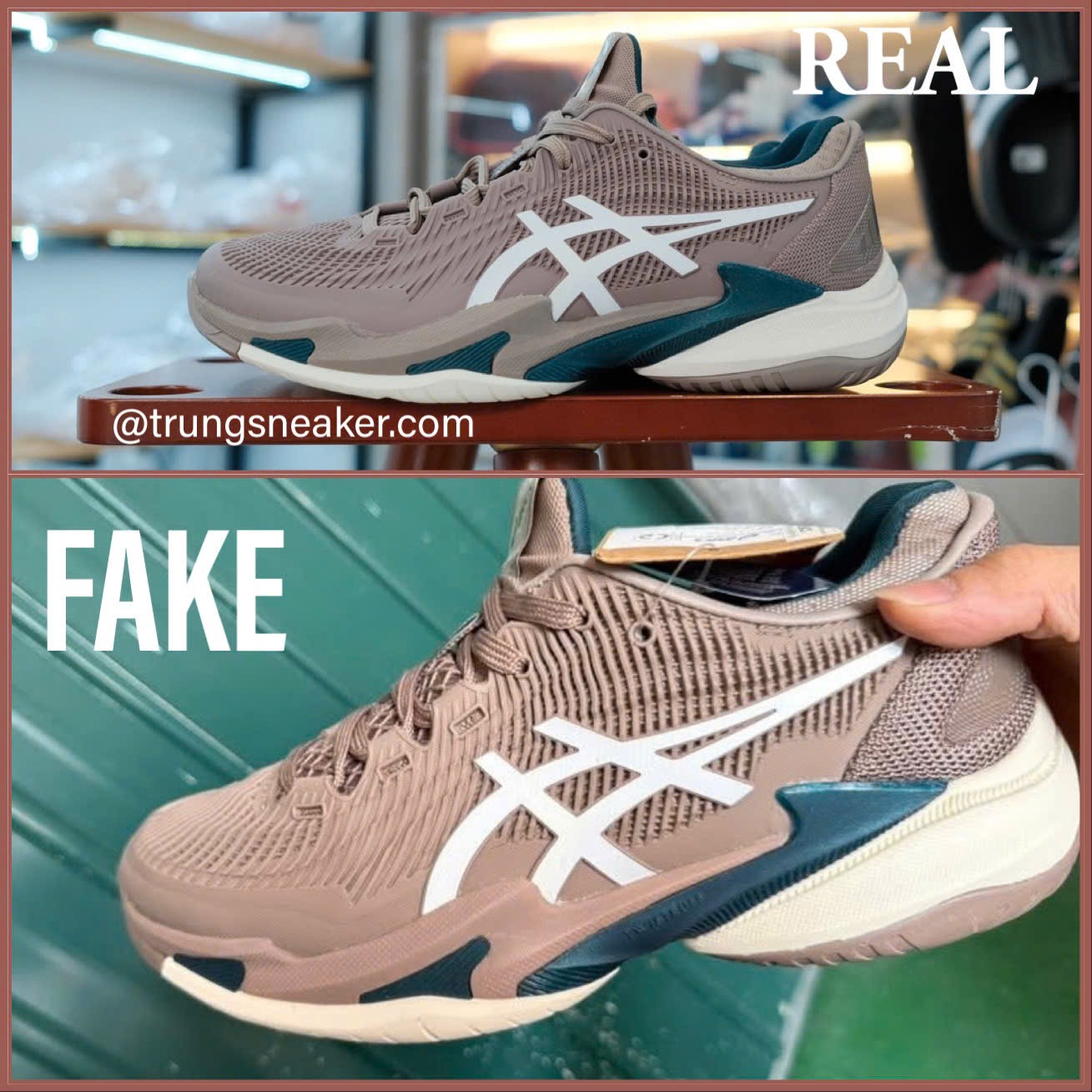 Cách phân biệt giày Pickleball Asics chính hãng