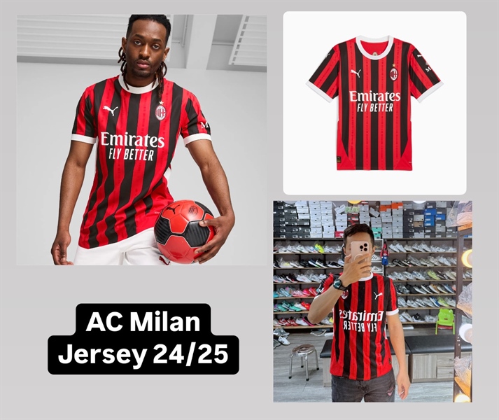 Áo đá banh AC Milan 24/25 Home Jersey 774979-01
