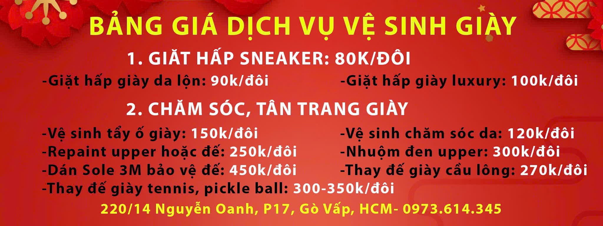 Dịch Vụ Vệ Sinh Giày, Giặt Giày Giá Rẻ Tại Tp Hồ Chí Minh 2 Dịch Vụ Vệ Sinh Giày, Giặt Giày Giá Rẻ Tại Tp Hồ Chí Minh