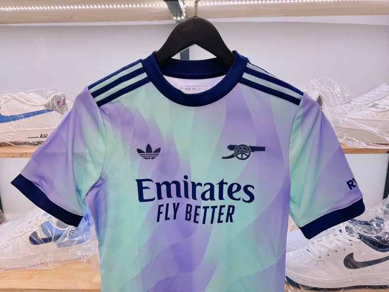 Áo đá banh Adidas Arsenal 3rd Jersey Blue IS8124 - 164