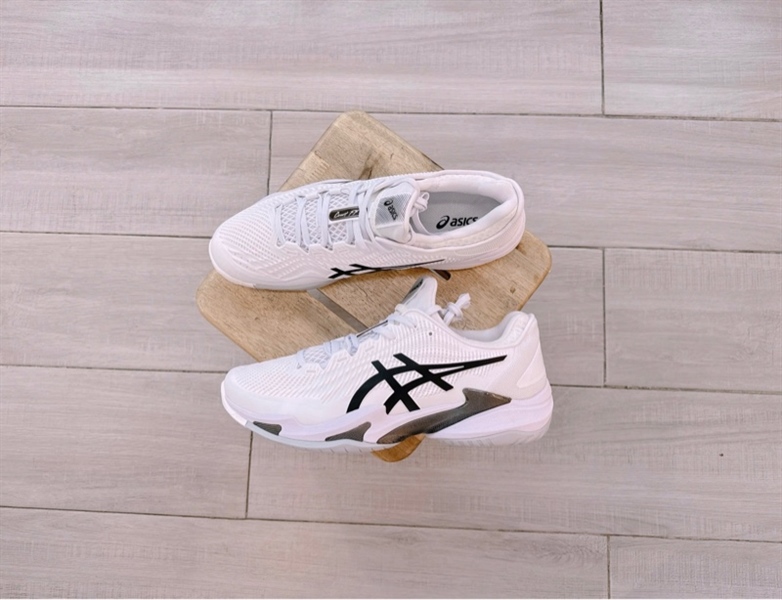Giày Tennis Pickleball Asics Court FF 3 White Black 1041A370-100 - 44.5 Giày Tennis Pickleball Asics Court FF 3 White Black 1041A370-100 - 44.5