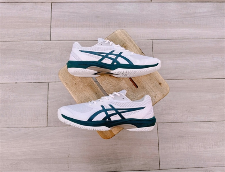 Giày Tennis Pickleball Asics Game FF White Green 1041A489-100 - 45