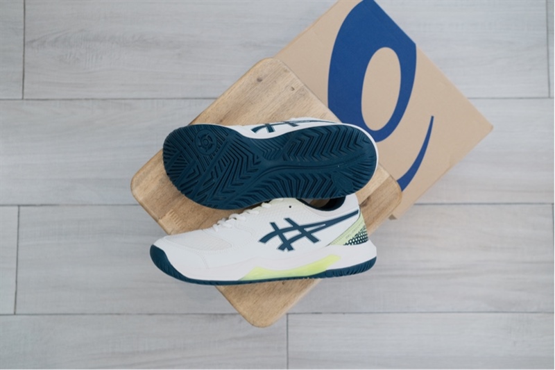 Giày Tennis Pickleball Asics Gel Dedicate 8 Cream Teal 1041A409-104