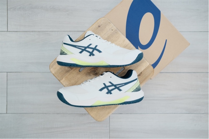 Giày Tennis Pickleball Asics Gel Dedicate 8 Cream Teal 1041A409-104