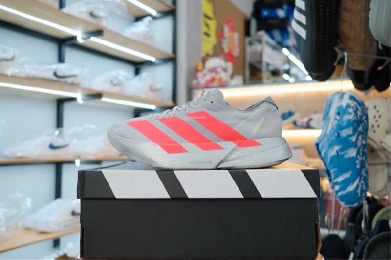 Giày chạy bộ Adidas Adizero Adios Pro 4 Grey JR6372 Like New