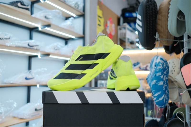 Giày chạy bộ Adidas Adizero Adios Pro 4 Neon JR6364 Like new