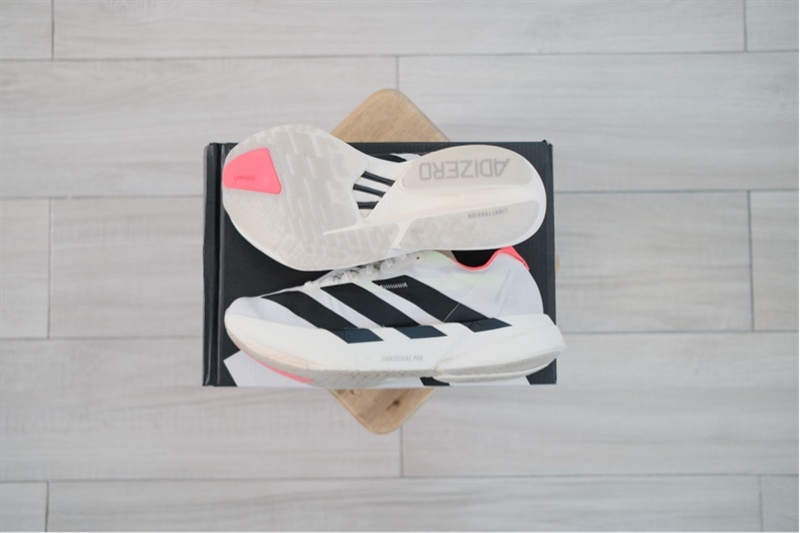 Giày chạy bộ Adidas Adizero Adios Pro 4 White JR1094 Like new