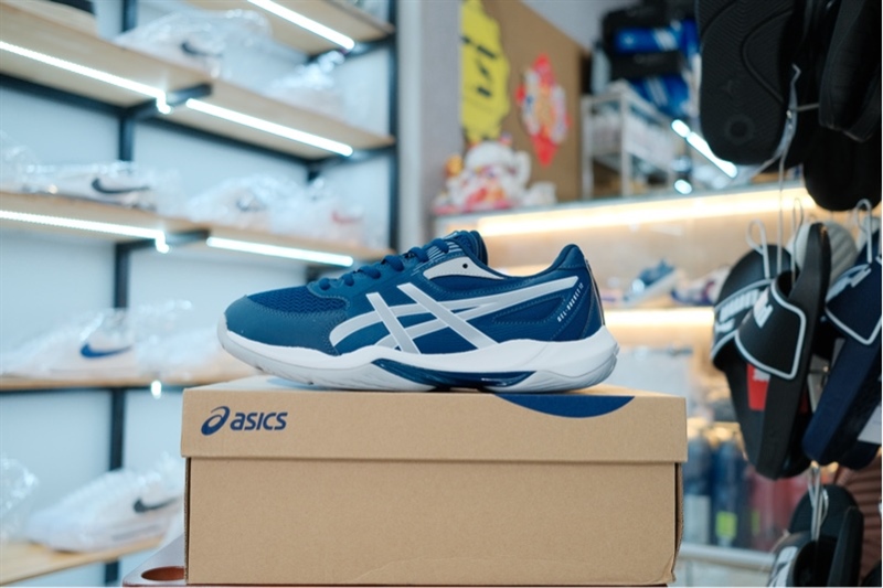 Giày Pickleball Cầu lông Asics Gel Rocket 12 Blue 1071A115-400