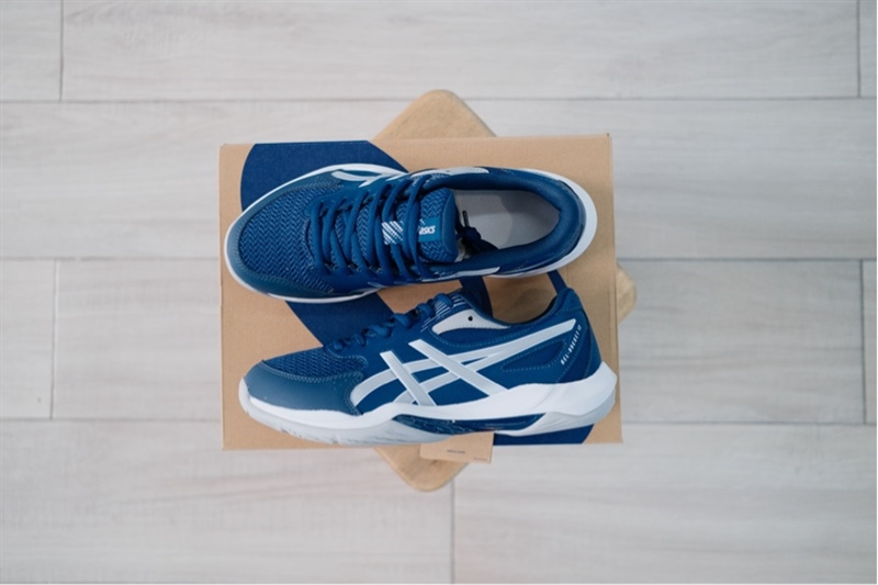 Giày Pickleball Cầu lông Asics Gel Rocket 12 Blue 1071A115-400