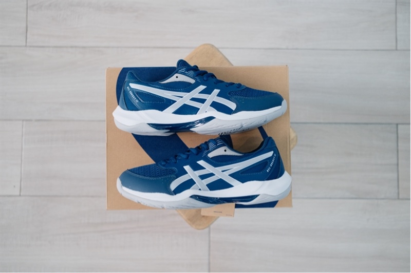 Giày Pickleball Cầu lông Asics Gel Rocket 12 Blue 1071A115-400