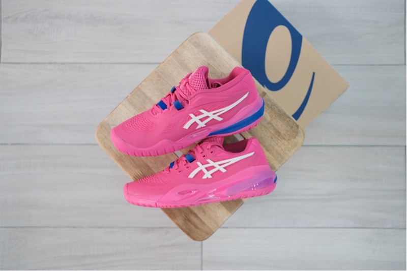 Giày Pickleball Tennis Asics Gel Resolution X Rose 1042A279-700