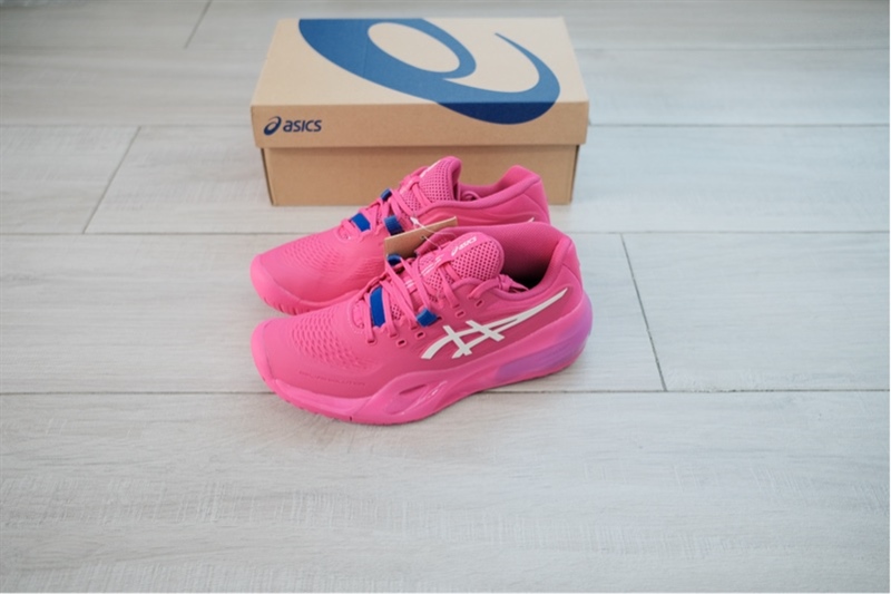 Giày Pickleball Tennis Asics Gel Resolution X Rose 1042A279-700