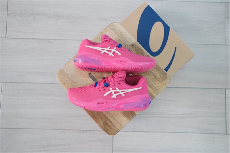 Giày Pickleball Tennis Asics Gel Resolution X Rose 1042A279-700
