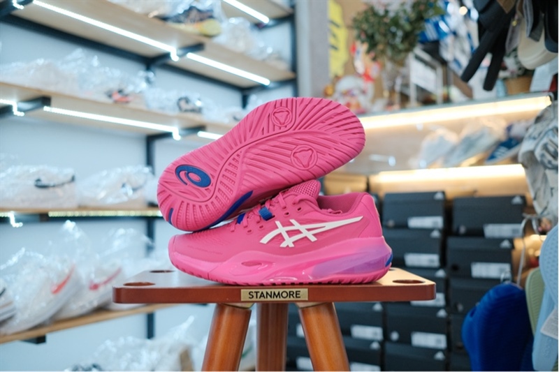 Giày Pickleball Tennis Asics Gel Resolution X Rose 1042A279-700