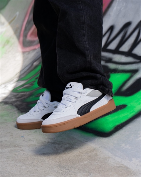 Giày Puma Park Lifestyle SK8 White Black 400497-01