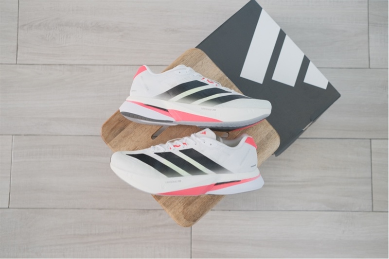Giày chạy bộ Adidas Adizero Boston 13 White Black JS4932