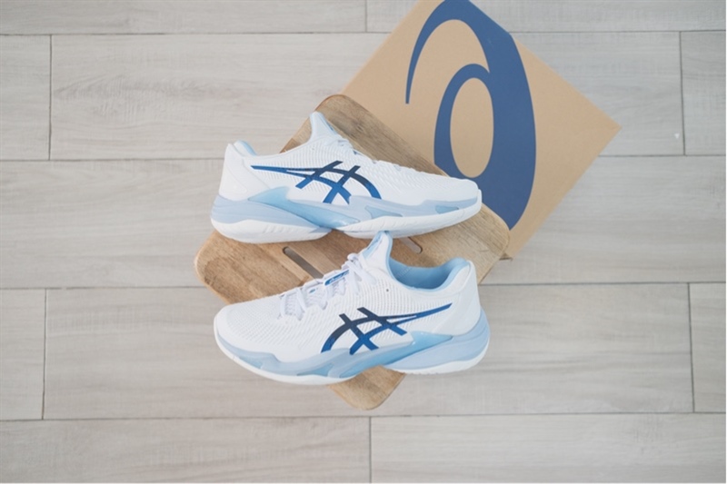 Giày Pickleball Tennis Asics Court FF 3 Blue 1041A522-967