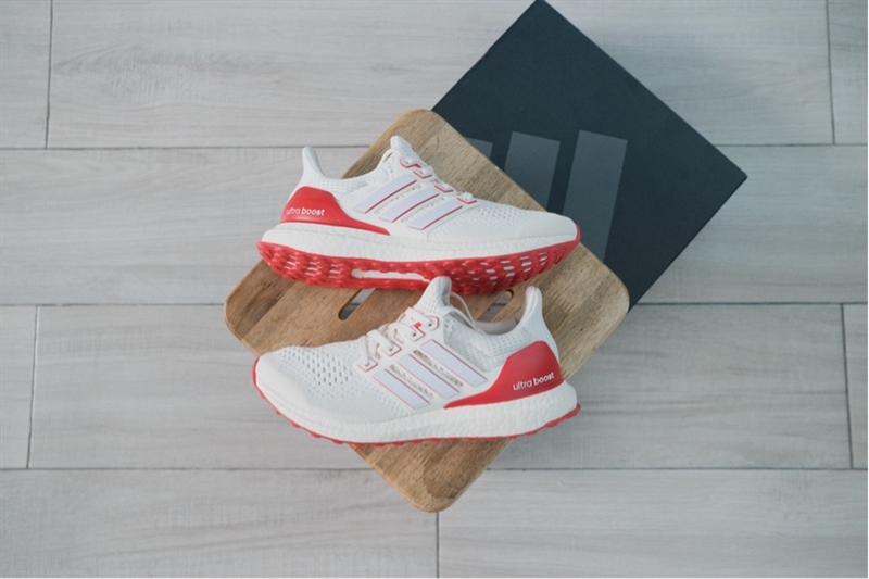 Giày Adidas chính hãng Ultraboost 1.0 White Red JR3149
