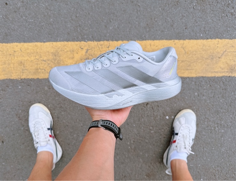 Giày chạy bộ Adidas Adizero Evo SL Grey JR3419 Like new