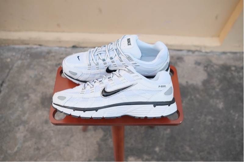 Giày Nike P-6000 White Black Silver CD6404-107